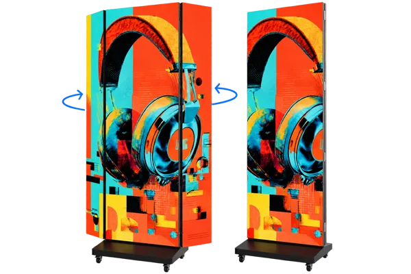 Tri-Fold LED Poster Screen-Flexible Multi-Angle Display Tri-Fold LED Poster Screen-Flexible Multi-Angle Display